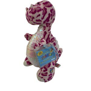 Ganz Webkinz Plush Pink Spotty Dinosaur With Sparkly Belly & Tag Sealed Code